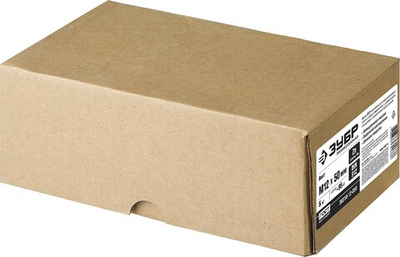 ЗУБР DIN 912, кл. пр. 8.8, М12 х 50 мм, цинк, 5 кг, винт с внутренним шестигранником, Профессионал (30318-12-050)