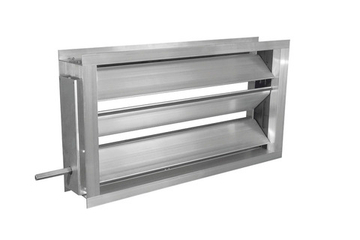 ZSSK 700х400 воздушный клапан с подставкой под электропривод