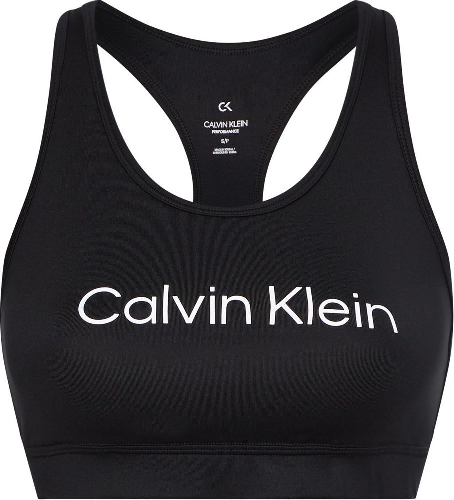 ТОП теннисный Calvin Klein Medium Support Sports Bra - black