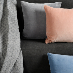 Покрывало хлопковое 230х250 Tkano Essential серое