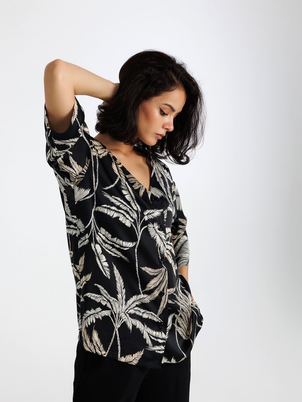 Блузка Стихия-1 Виотекс ЧЁРНЫЙ