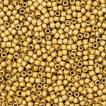 Японский бисер TOHO Round 15/0 (№PF557F), непрозрачный матовый с металлическим блеском