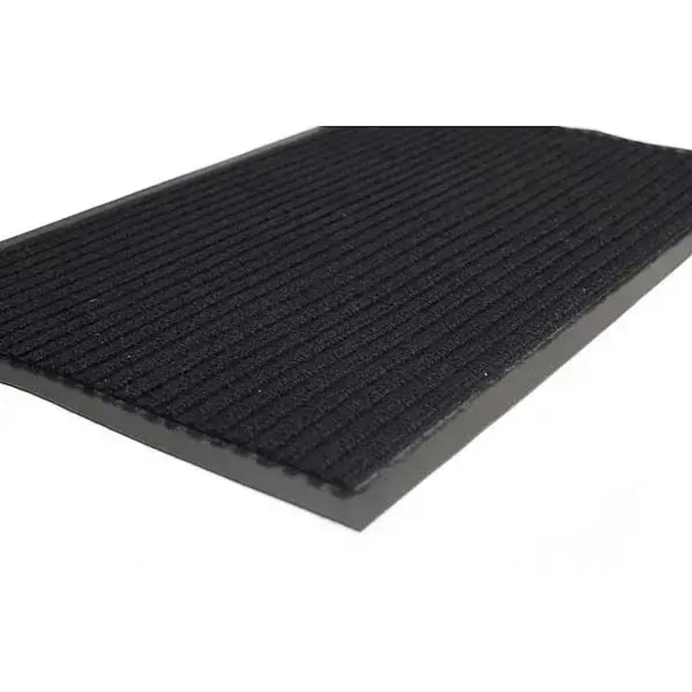 Коврик влаговпитывающий ребристый 50*80 см СТАНДАРТ черный