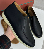 Лоферы Loro Piana с меховой стелькой