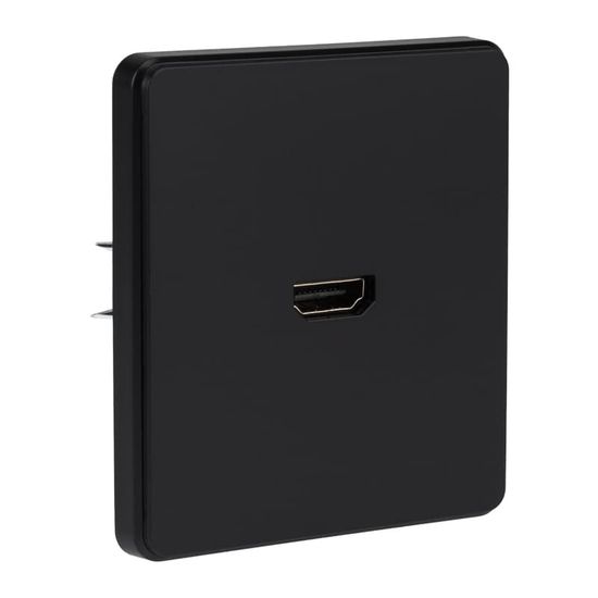 Розетка ROUND HDMI с/у оникс KRANZ