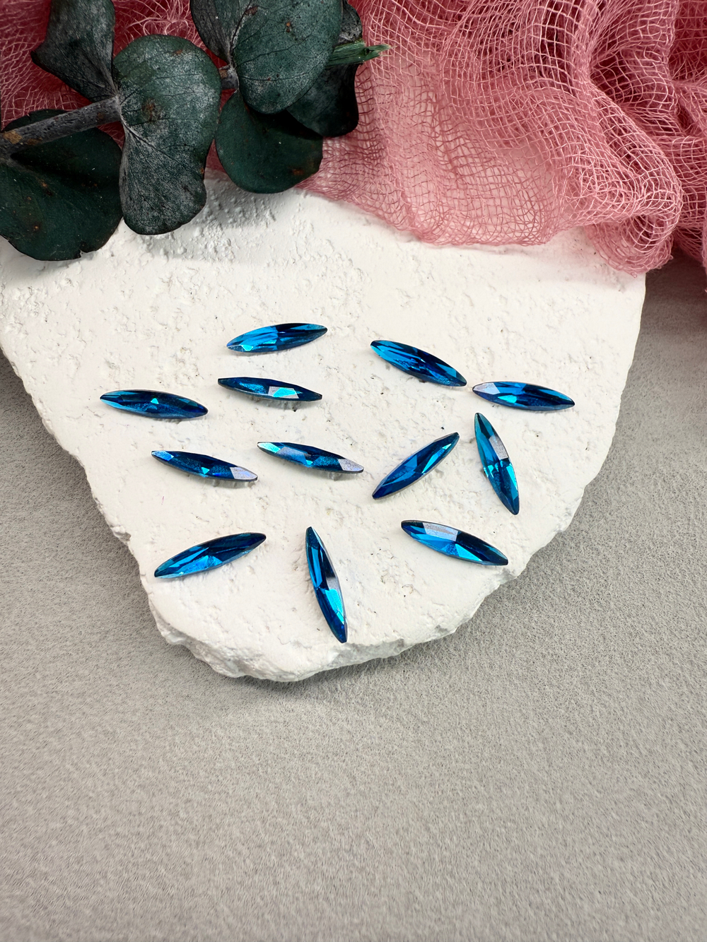 Наветт Navette spfinx 15*4 мм, Capri Blue