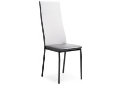 Обеденная группа Блавир белый полимер / серый полимер / метрополитан грей / черный