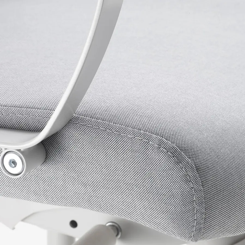 Офисный стул - IKEA MARKUS, 60x62x140cм, белый/светло-серый, МАРКУС ИКЕА