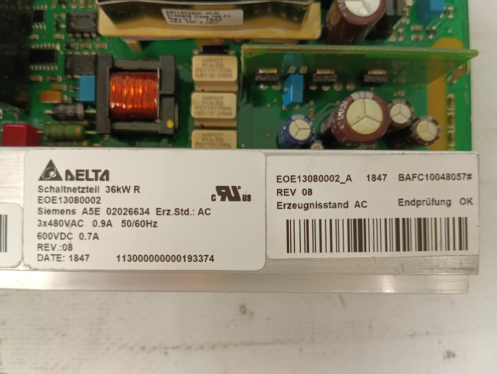 Siemens A5E02026634 (6SN1145-1BB00-0EA1) с хранения