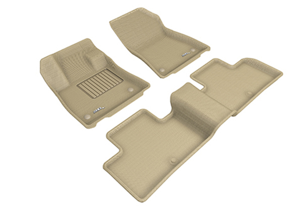Коврики салона Sotra 3D Lux для Infiniti QX50 II 2018- бежевые. Артикул ST 74-00684