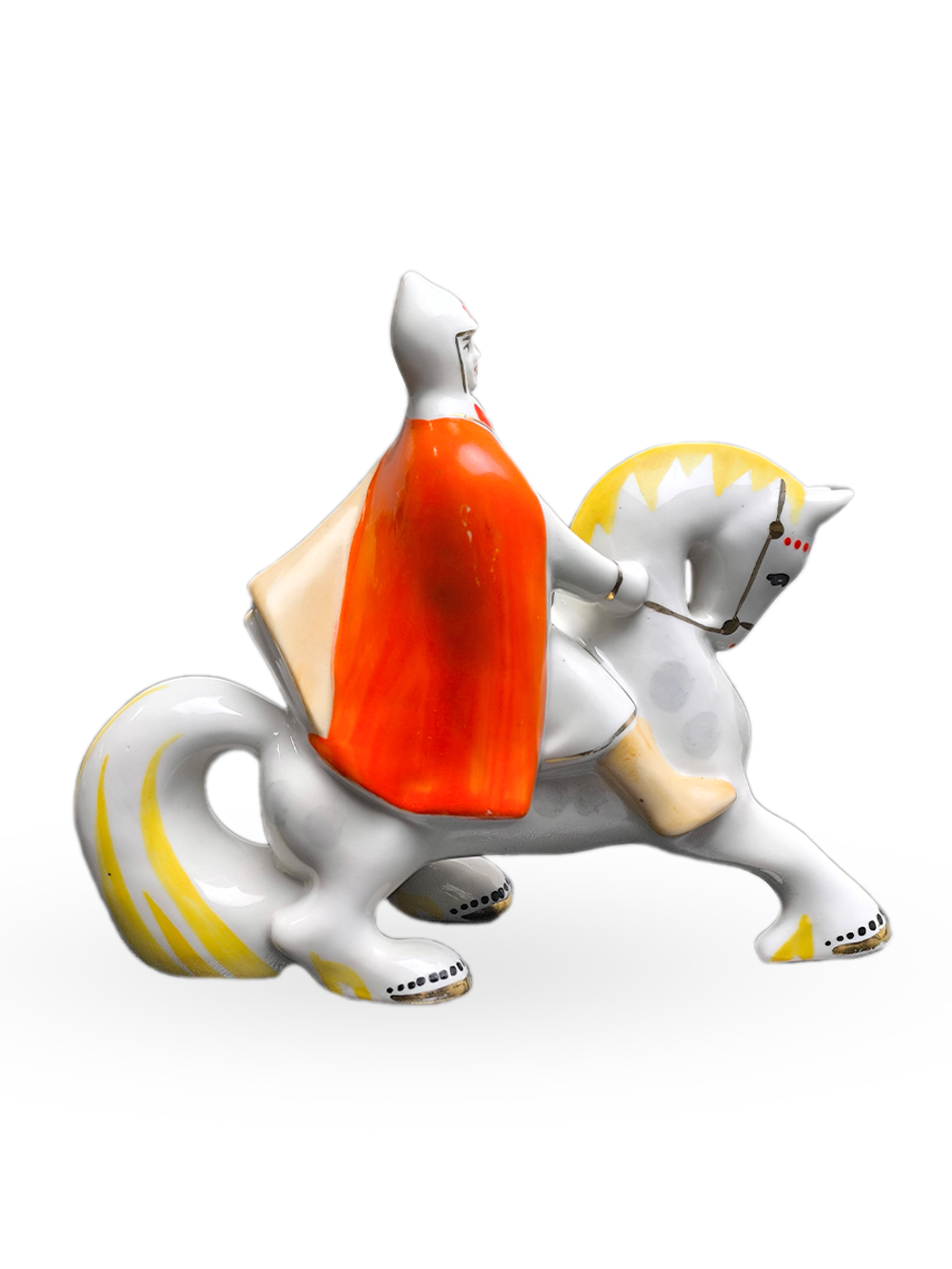 Фарфоровая статуэтка "Красный витязь" (Полонне ЗХК)