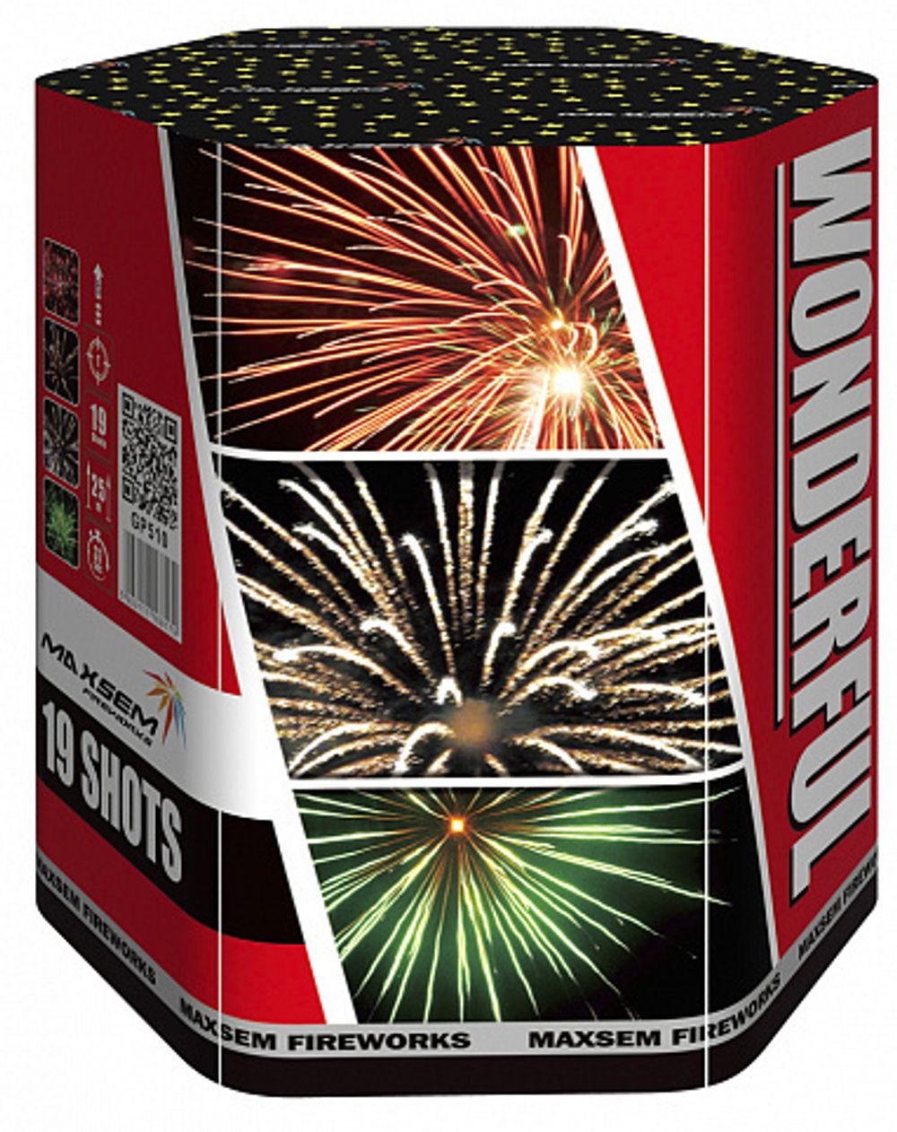 Батарея салютов «WONDERFUL PERFORMANCE»   1"/19 залпов