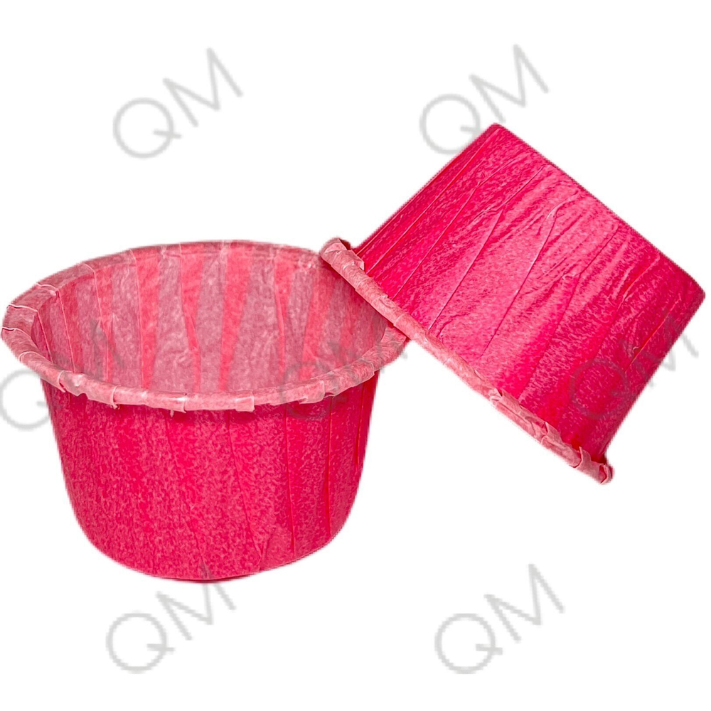 Форма бумажная "Маффин" 50*40 мм (розовый) 65гр