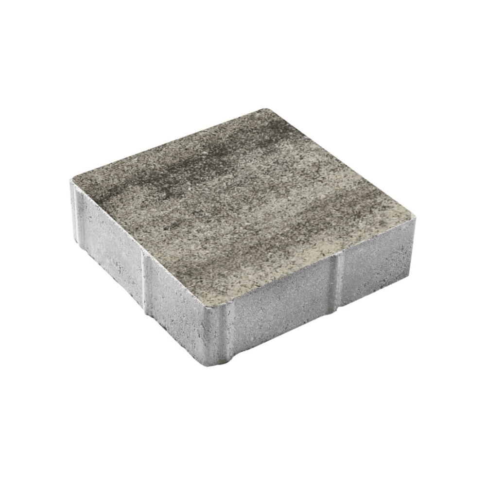 ТРОТУАРНАЯ ПЛИТКА КВАДРАТ - Б.1.К.6 ЛИСТОПАД ГЛАДКИЙ АНТРАЦИТ