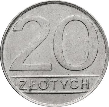 20 злотых 1984-1988 Польша