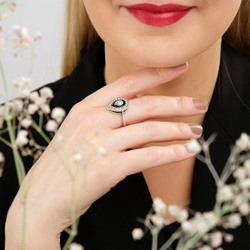 "Эакида" кольцо в серебряном покрытии из коллекции "Эллада" от Jenavi