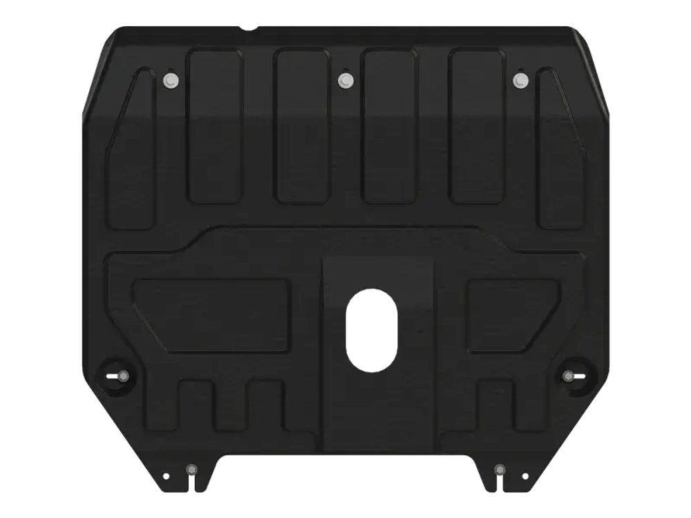 Защита картера двигателя, КПП (1,8 мм, сталь) для JAC JS4 2021- (V = 1.6 AT FWD), Москвич 3 2021- (V = 1.6 AT FWD) Sheriff.28.5359