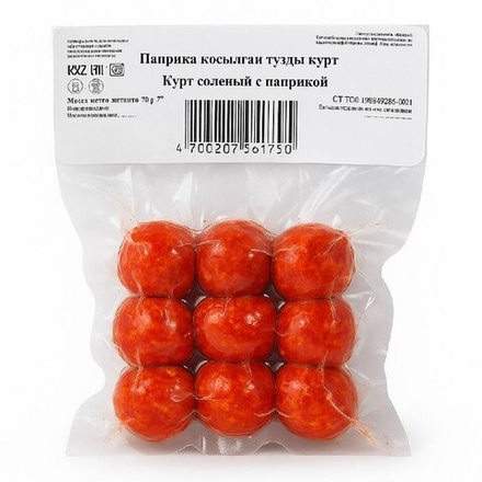 Курт Соленый с паприкой ЭкоДом 50 гр