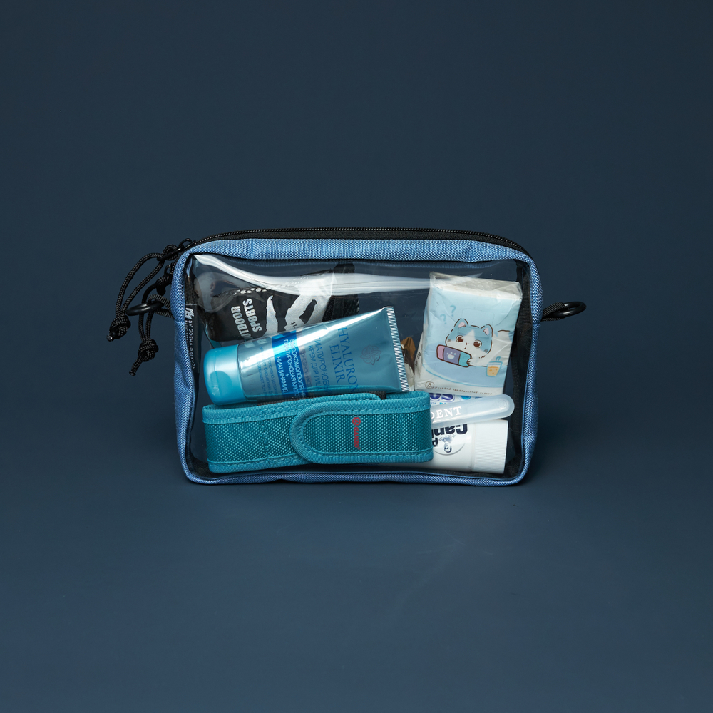 Transparent Case GO box голубой индиго