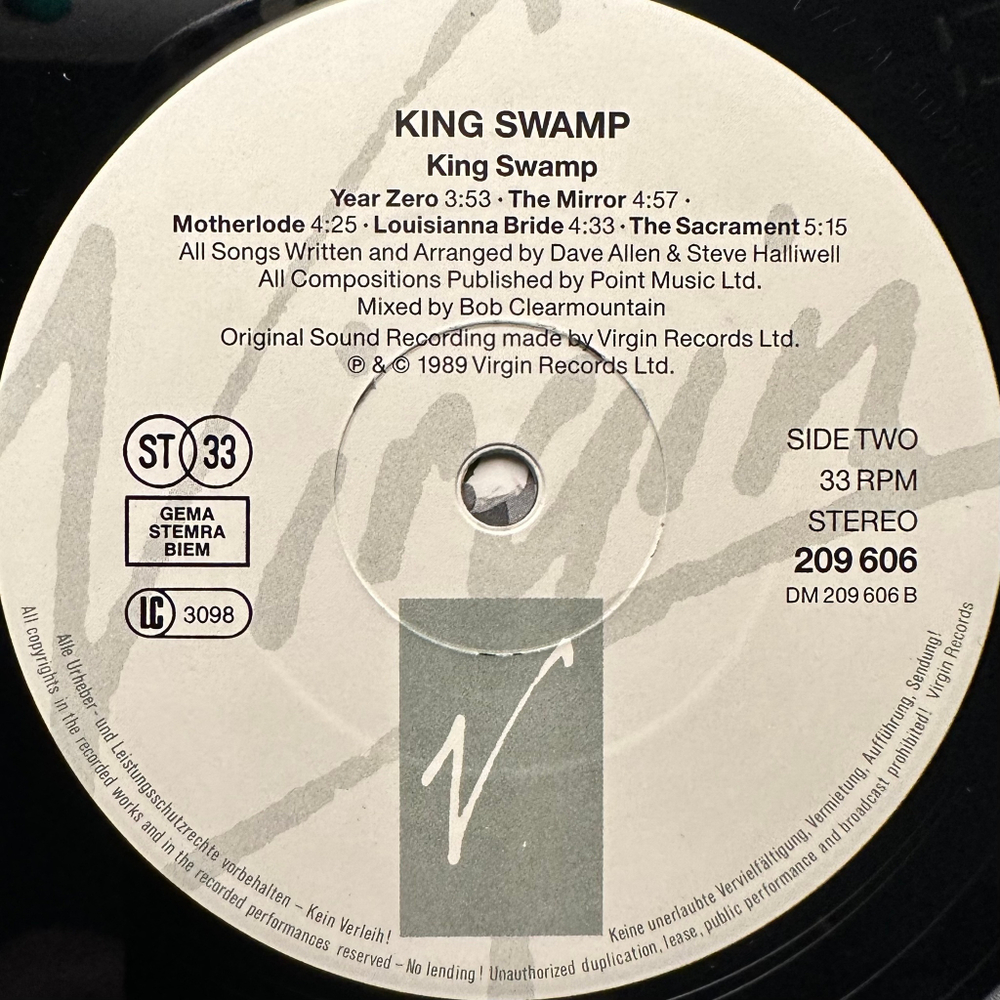 King Swamp - King Swamp (Германия 1989г.)