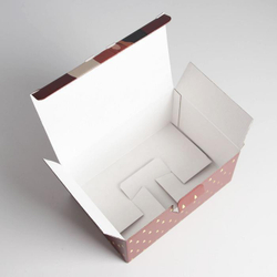 Коробка складная одиночная Прямоугольник «Happy New Year», 22*15*10 см, 1 шт.