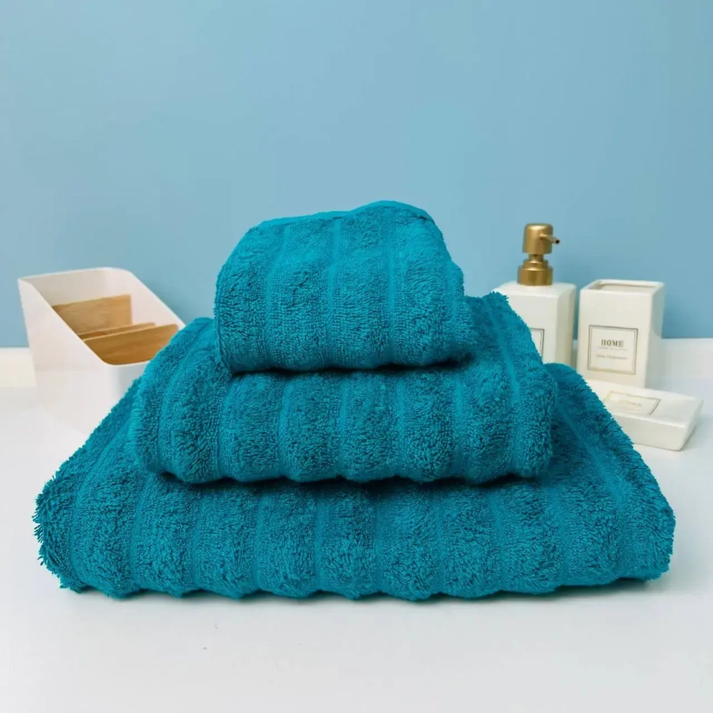 Полотенце махровое 50*90см «FLUFFY» цвет морской волны 02-079, плотность 500гр/м2