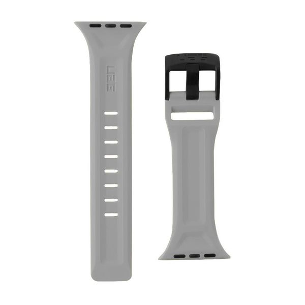 Ремень силиконовый UAG Scout Silicone для Apple Watch 44/42 cильвер (Silver)