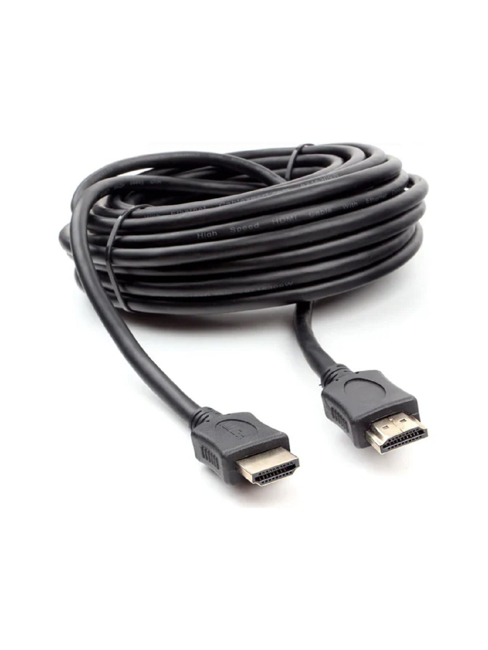 Кабель HDMI Cablexpert CC-HDMI4L-10M, 19M/19M, v2.0, серия Light, позол.контакты, экран, 10м, черный, пакет
