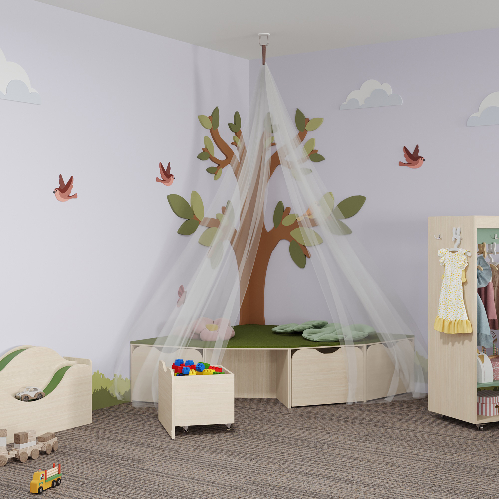 Набор декоративных настенных элементов серии Скандик