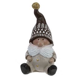 GAEM Фигурка декоративная "Гном", L6 W6 H10,5 см, 2в.