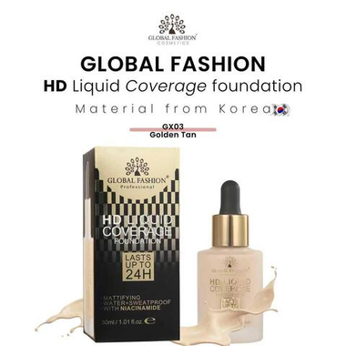 Тональный крем для лица увлажняющий матовый 03