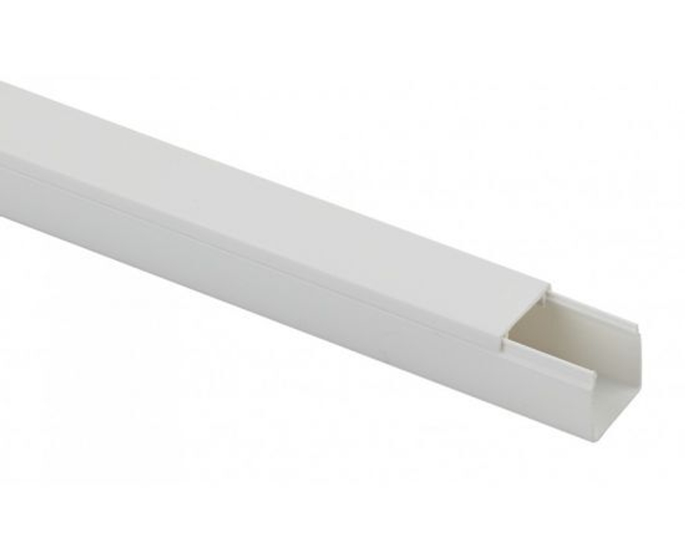 Кабель-канал ПВХ 16х16 (2м) ПАН-Электро белый ( 6 штук )