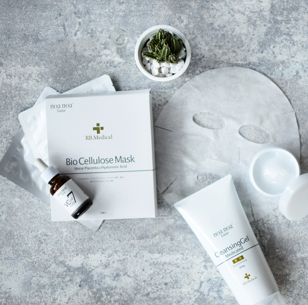 Увлажняющая биоцеллюлозная маска с плацентой Noa Noa Luxe Bio Cellulose Mask