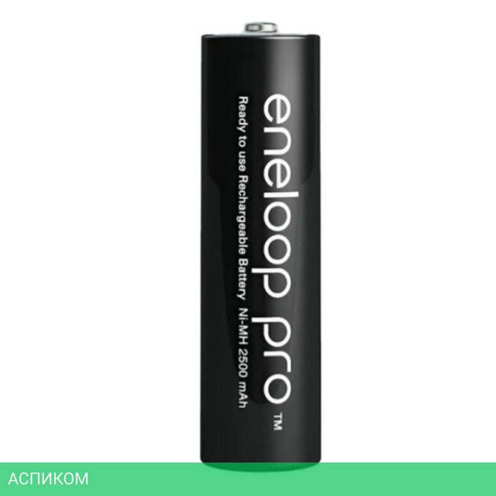 Аккумулятор Panasonic Eneloop Pro AA 2500mAh (BK-3HCDE/4CP+case)