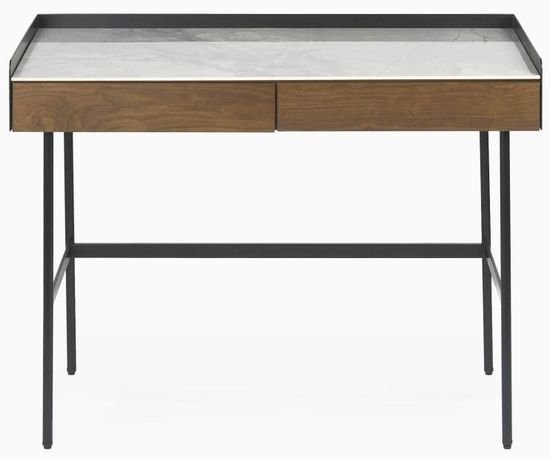 Письменный стол Fango 100х55 металл, дерево и керамическая столешница