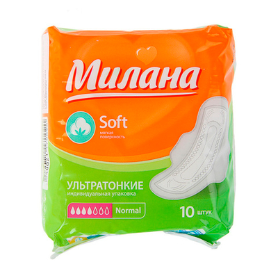 Милана Прокладки 10шт.Ultra Soft Normal