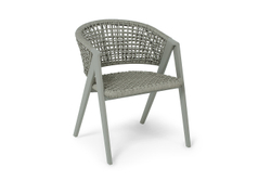 "Амстердам" плетеный стул из искусственного ротанга, цвет серый