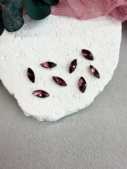 Наветт Navette 10*5 мм, Amethyst