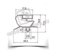 Уплотнитель для саладетты Follett SC-140 (размер по пазу). Профиль 018.