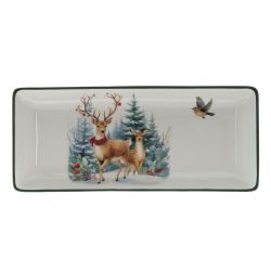 GAEM Блюдо "Олени", L28 W12 H3 см