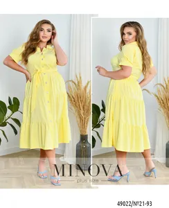 Платье 21-93-желтый Minova