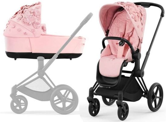 Коляска 2 в 1 Cybex Priam 4 2022. Simply flower