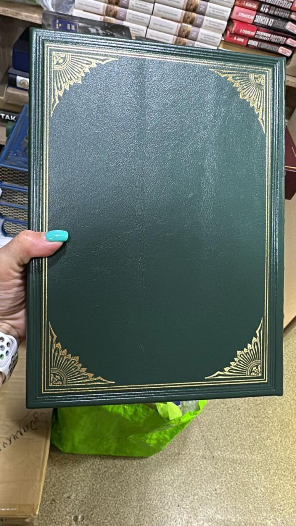 Сабанеев Л.П. "Русская охота" Книга в обложке из натуральной кожи