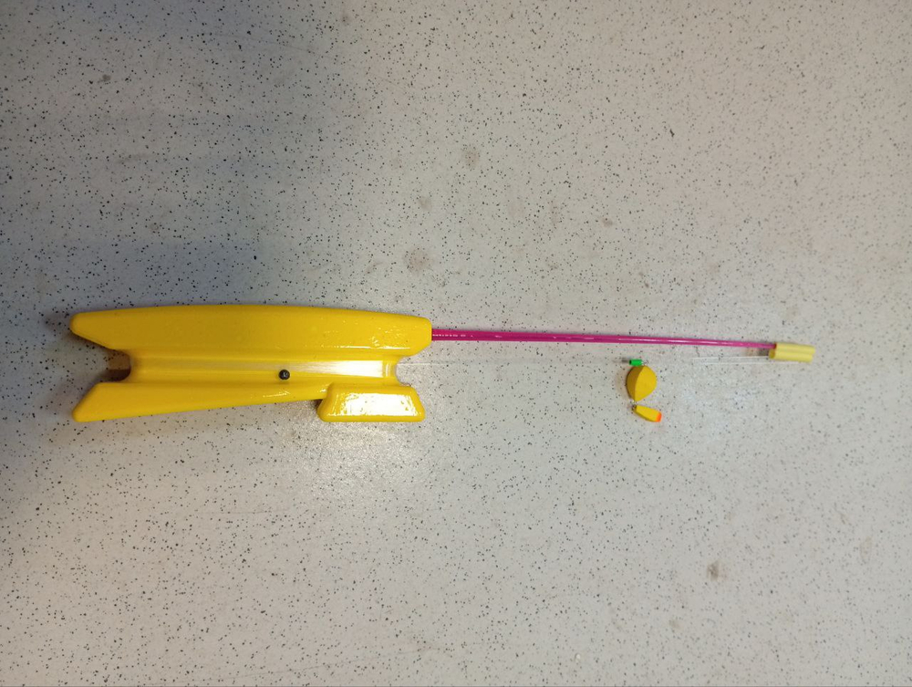 Зимняя удочка для рыбалки Кобылка оранжевая