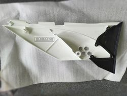 36001-0212-25R. COVER-SIDE,LH,UP WHITE+LO EBO. Kawasaki