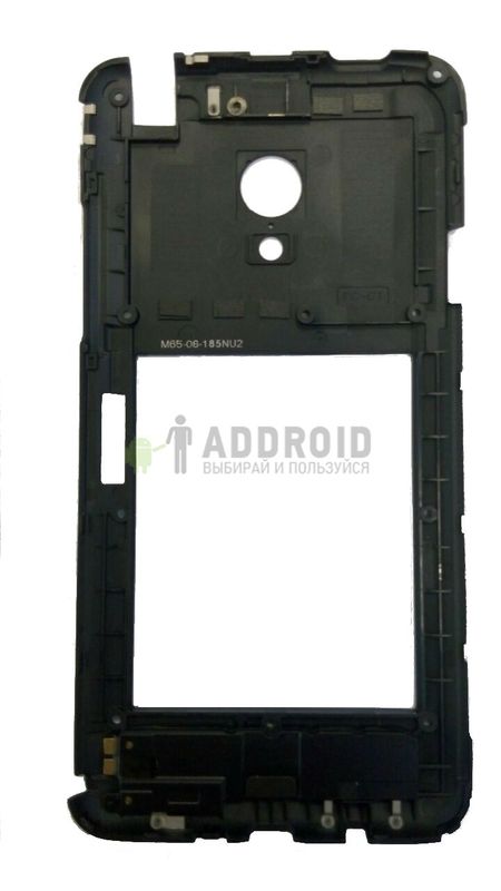 Задняя часть корпуса с полифоническим динамиком для Meizu MX3 черная