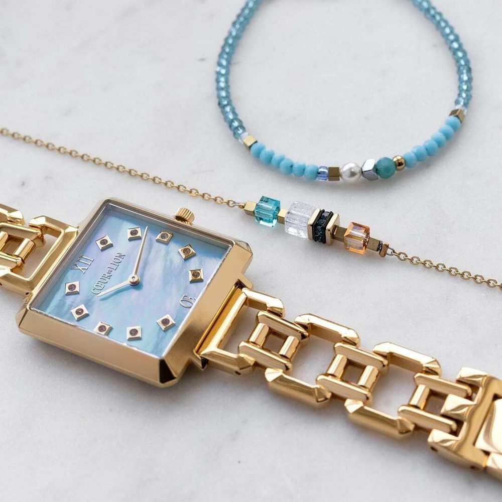 Часы Coeur de Lion Gold-Turquoise 7632/74-1606