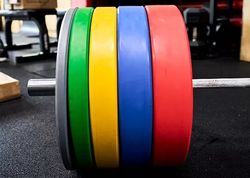 Диск EVO каучуковый 25 кг, красный