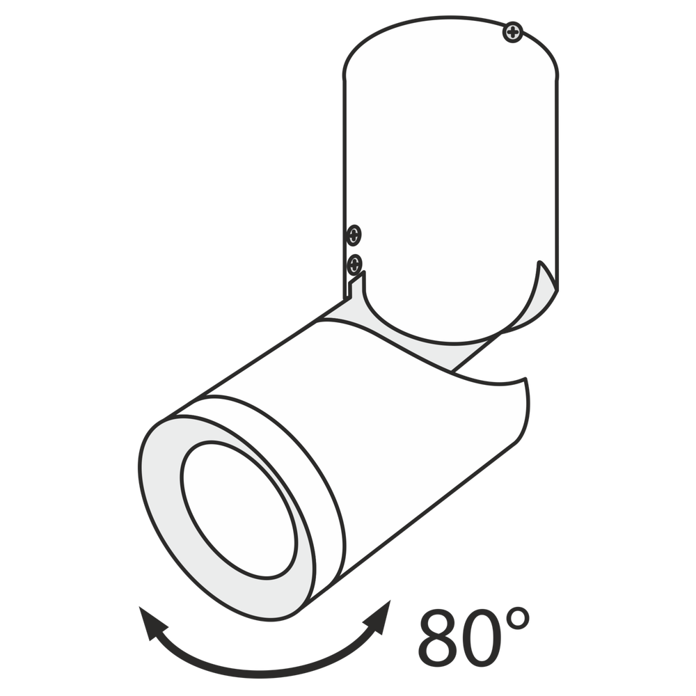 Спот светодиодный Maytoni Tube C019CW-01B