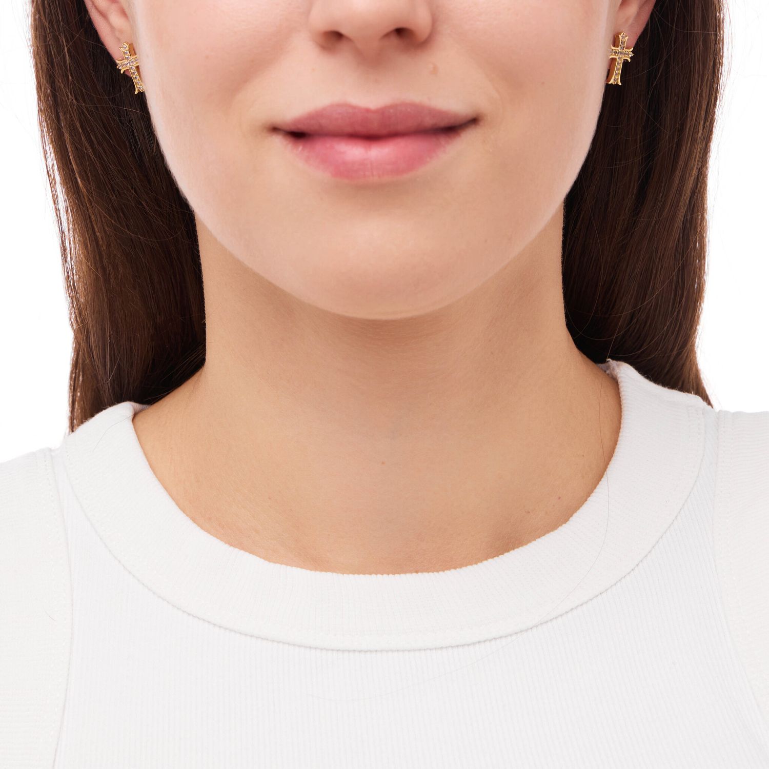 Серьги Daintith Cross Earrings